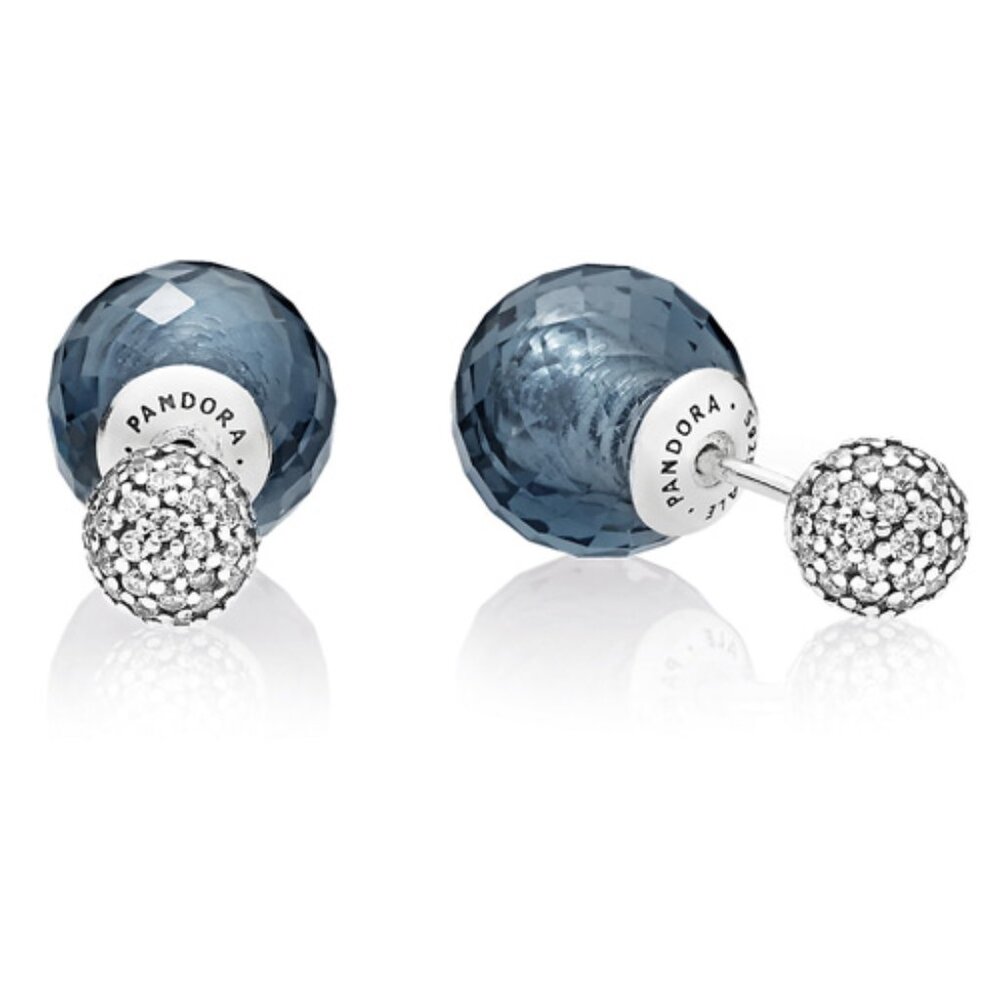 Shimmering Drops Stud Earrings - image 1